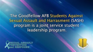 Goodfellow's SASH Program Leads the Way