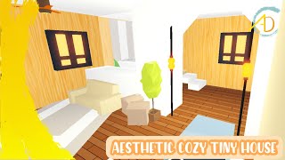 *350 BUCKS* BUDGET AESTHETIC Cozy Tiny House Speed Build - Roblox Adopt Me