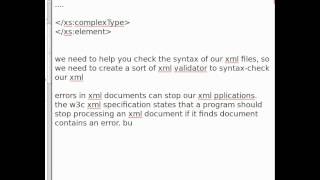 xml tutorial 6 validator