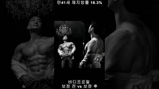 바디프로필 보정의 힘(체지방률 18.3%) #shorts