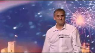 Britains got talent Andy arm waving dance 2009 audition episode