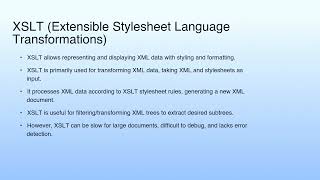 XSLT (Extensible Stylesheet Language Transformations) | Cloud Computing XML Basics II