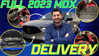 Full 2023 Acura MDX Delivery