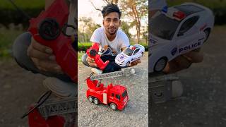 Police car and Rc Fire truck 🚒 Unboxing #firetruck