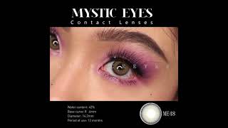 MYSTICEYES Mia grey Natural Colored Contact Lenses