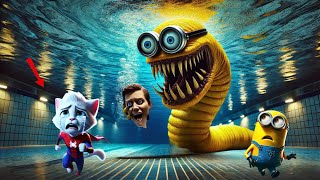 MINION.EXE Story of Minions turning into head-eating monsters in the pool |Spider-Man Cat:(2025)#119