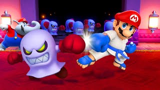 Mario  Party Series - Knock Out Minigames - Mario vs Yoshi vs Luigi vs Waluigi