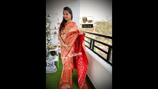 Tissue Paithani Pattu Saree Red