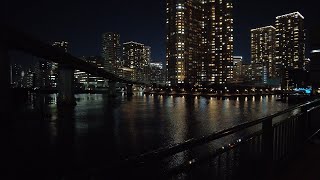 【夜散歩】港区海岸　[Night walk] Minato-ku kaigan #港区　#散歩