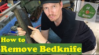 How to Remove Stuck Bedknife on a Scott Bonnar Model 45