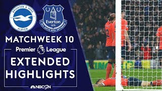 Brighton v. Everton | PREMIER LEAGUE HIGHLIGHTS | 10/26/19 | NBC Sports