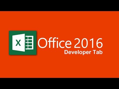 How to show developer tab in excel 2016 How to show developer tab in excel 2016