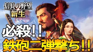 信長の野望 新生　これが必殺の2弾撃ち‼3弾撃ちとちゃうんかい！