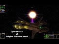 Species 8472 VS Babylon 5 Shadow Vessel | Both Sides | Star Trek Bridge Commander Battle |