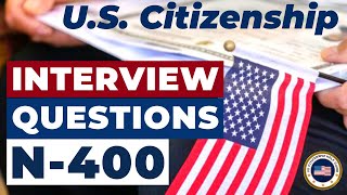 2022 Interview Practice N-400 Questions for US Citizenship (Part 1) USCIS Test | Naturalization