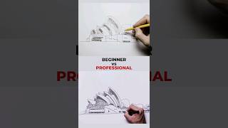 Student vs Teacher Drawing Challenge Sydney Opera #Shorts