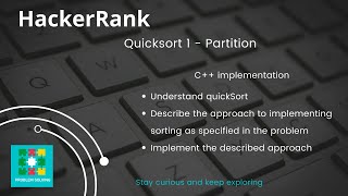HackerRank: Quicksort 1 Partition