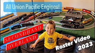 Lionel Engine Roster - Secondhand Overland - Union Pacific Steam \u0026 Diesel