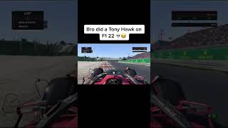 Bro did a Tony Hawk on F1 22 💀🏎