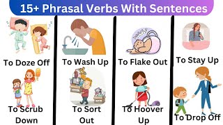 15+ Common Phrasal Verbs with sentences || Phrasal verbs with sentences @TheEnglishGlossary