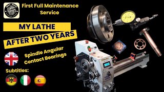 Bernardo Profi 550 LZ LATHE FULL MAINTENANCE SERVICE, after two years, Angular Contact Bearings