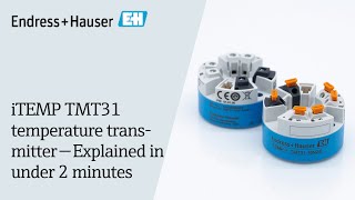 iTEMP TMT31 temperature transmitter - Explained in under 2 minutes