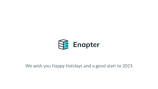 Happy holidays from the Enapter team and here's to an exciting 2023!