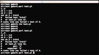 Moving over to Test::More
