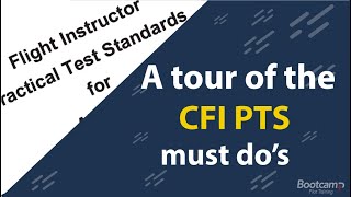 CFI PTS | What Maneuvers do you need to teach from the CFI PTS?