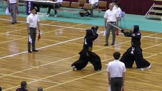 2019年【 準決勝 - 大将戦 - 明豊 vs 福岡第一 】大麻旗争奪剣道大会 - Amazing - beautiful swordsman kendo