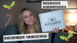 Rosehive Superfood's DEC UNBOXING!