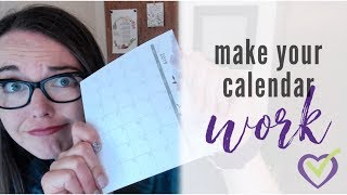 How to organize your calendar - for busy moms who want to be organized!