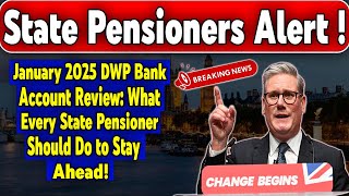 Urgent: DWP’s 2025 Bank Checks and What They Mean for Your State Pension