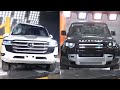 2023 Land Rover Defender VS Toyota Land Cruiser – Crash Tests