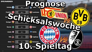 10.Spieltag Bundesliga 22/23 Prognose / Alle Spiele & Tipps !
