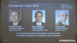 2010 Nobel Prize in Chemistry Announcement
