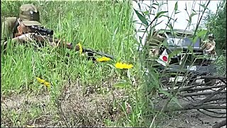 The female soldiers are masters of jungle warfare, ravaging the Japanese army.