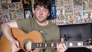 Gerry Cinnamon diamonds in the mud guitar lesson