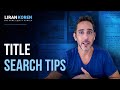 Auction Bidding and Title Search Tutorial