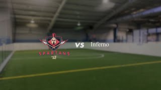 U11 Indoor Soccer - NFWSA Spartans '12 vs Inferno at TOCA Soccer Center, Keller