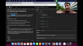 JUST DO LEETCODE!!!! Unscripted 🔴 LIVE | 225 Implement Stack using Queues