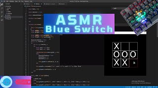ASMR Programming - Tic Tac Toe | Lua, Love2d | Blue switch