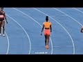 shericka jackson beaten in 2025 60m season opener queens grace jackson 2025 trackandfield