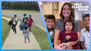 Watch Adorable Viral Video Of Baby Girl Who's So Excited To See Her Brothers After School