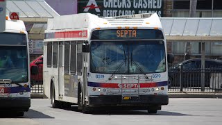 Full ride on SEPTA 2011 new flyer DE40LFR #8519 on the boulevard direct to Neshaminy mall.￼￼￼