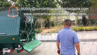 collect－rapid deployment barrier (mobile security barrier, razor barbed wire barrier)