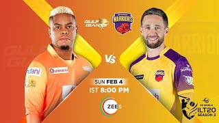 ILT20 2025 Match Highlights | Sharjah Warriors Vs Gulf Giants 3rd Match Highlights 2025