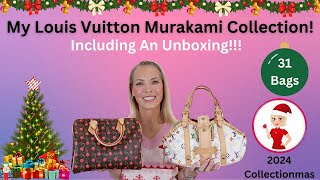 My Louis Vuitton Murakami Collection! Including An Unboxing! 31 Bags!