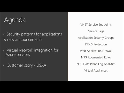 Network security for applications on Microsoft Azure - BRK4019 Network security for applications on Microsoft Azure - BRK4019