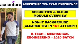 Accenture TFA Exam Experience | Non-IT Background Cleared TFA In 1st Attempt | Cloud Modules